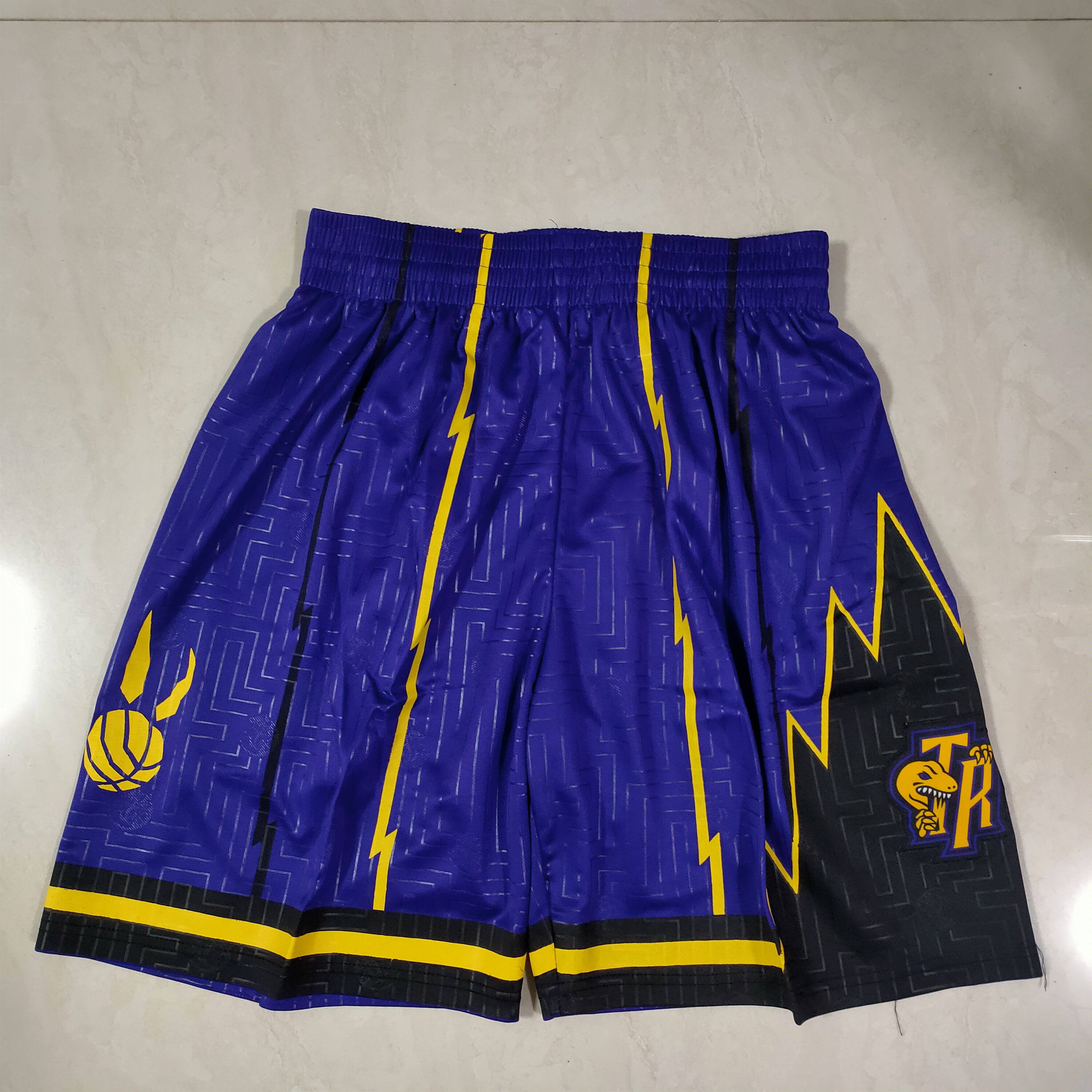 Men NBA Toronto Raptors Purple Shorts 0416